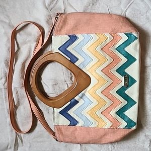 Relic Wooden Handle Spring Purse